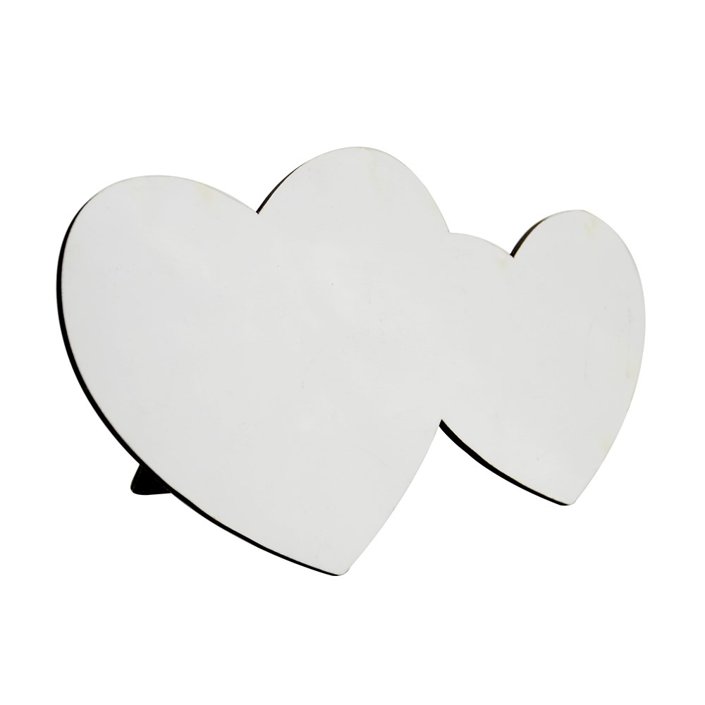 MDF Photo Panel-Heart by heart shape