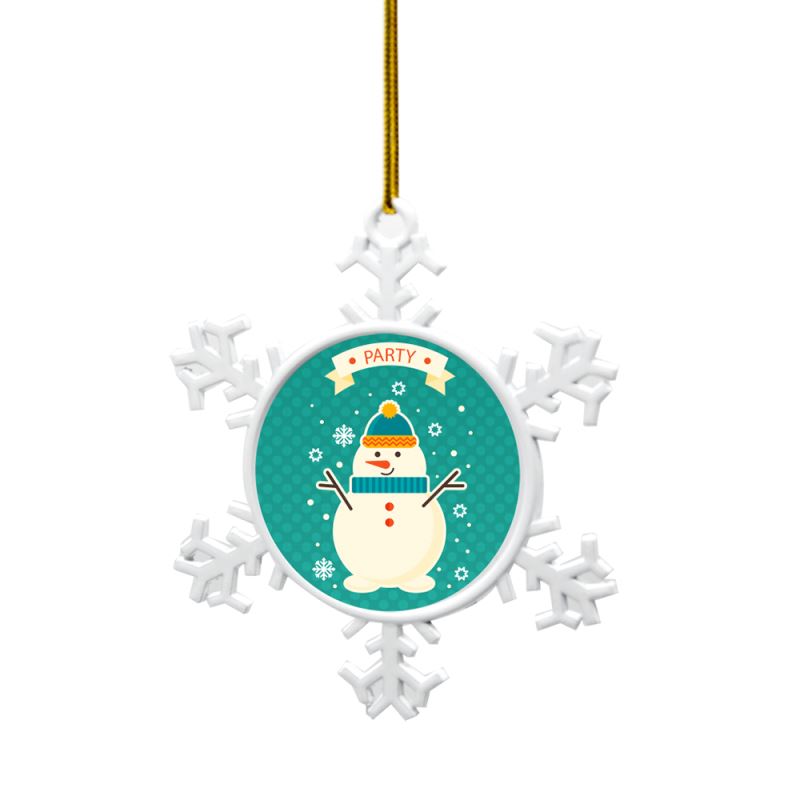 sublimation metal ornament for christmas