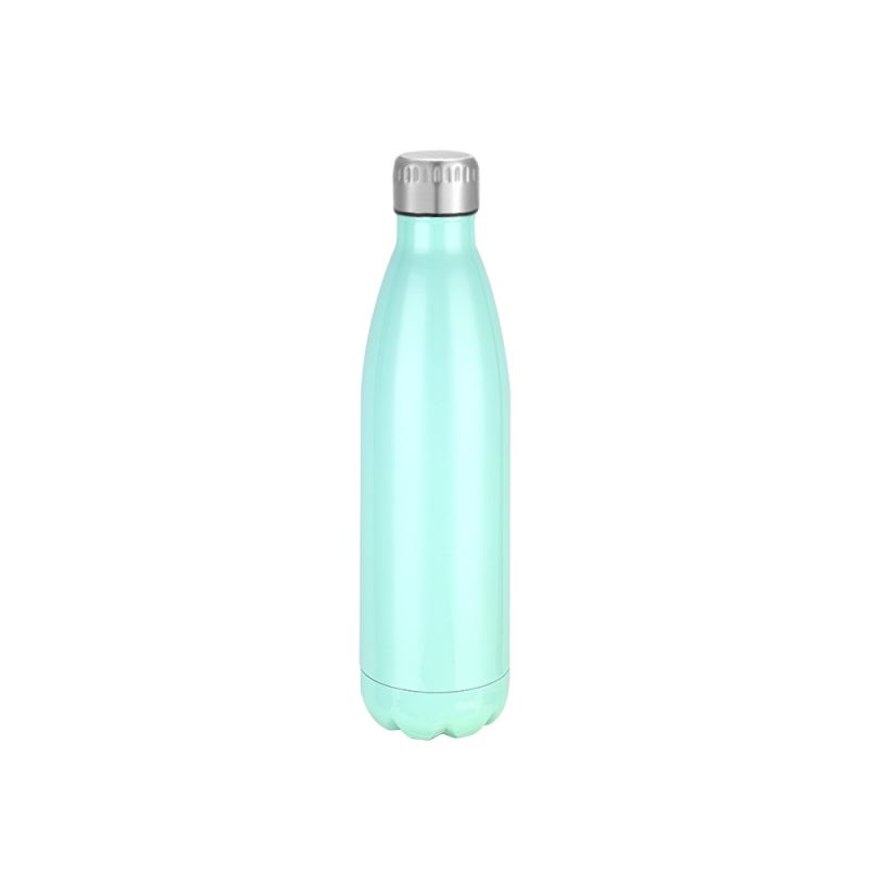 Cola Shape Stainless Steel Bottle - Green
