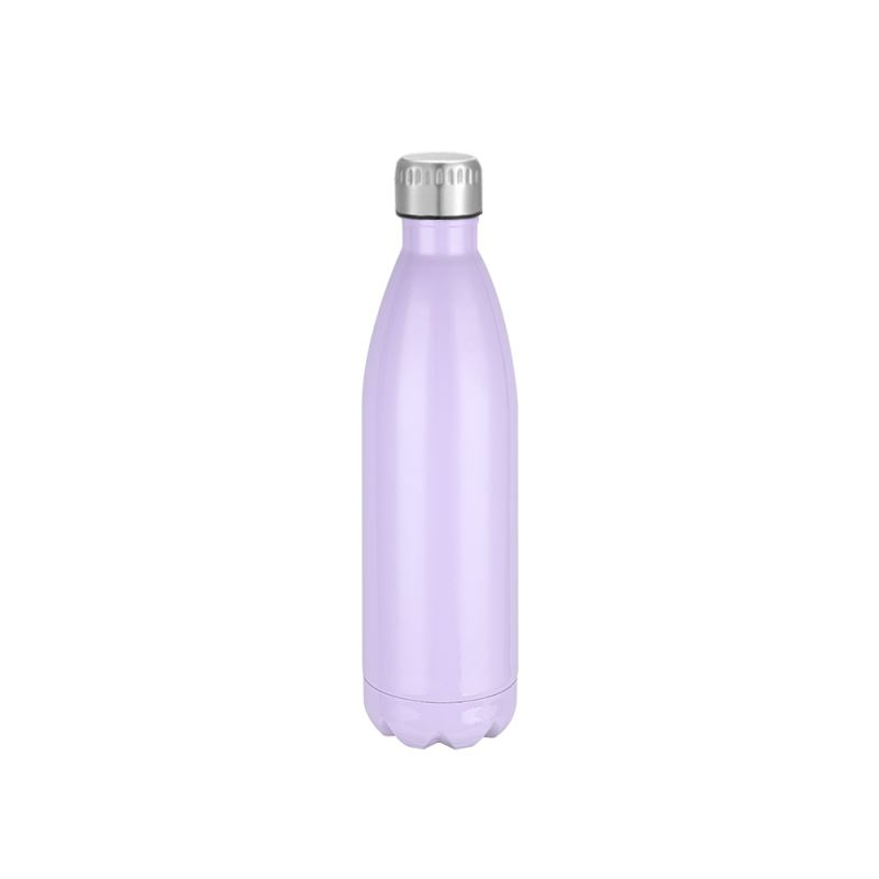 Cola Shape Stainless Steel Bottle - Purple