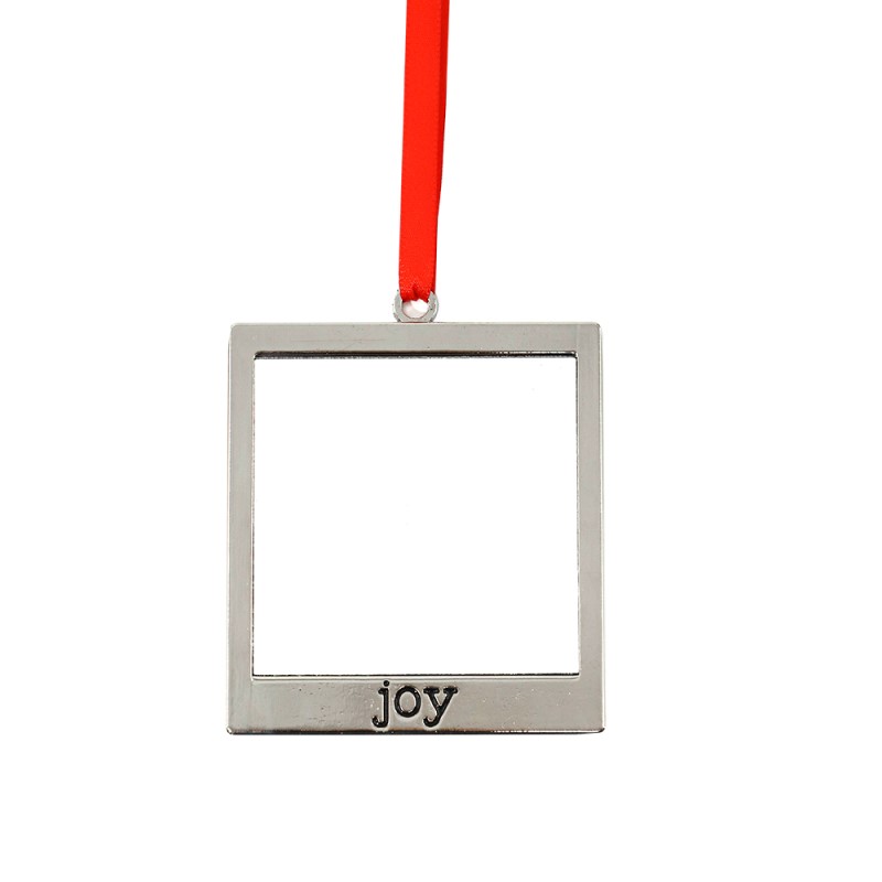 Sublimation Square shape Ornaments-Joy&Love