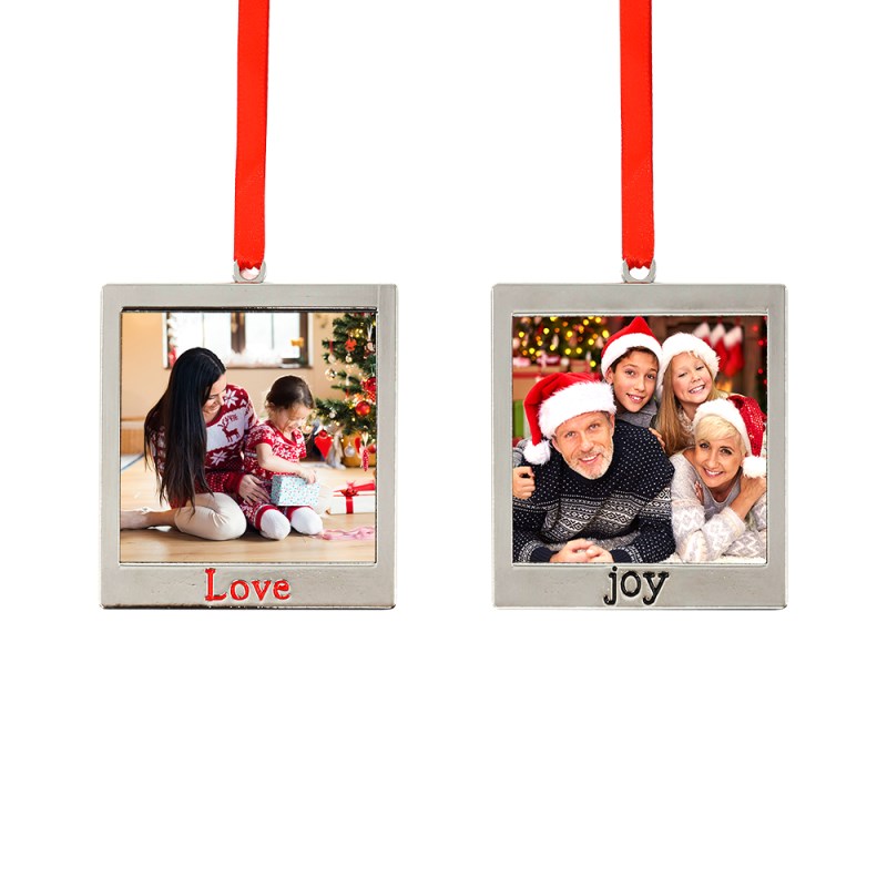 Square shape Ornaments-JOY&LOVE