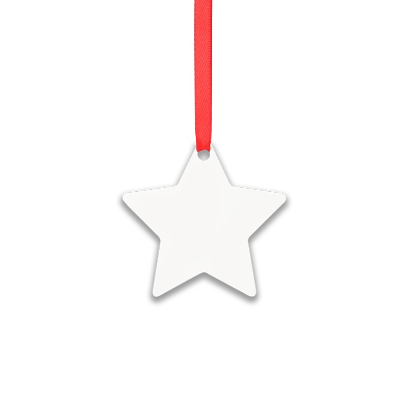 Double-side Printable Aluminum Ornaments-Star Shape-3