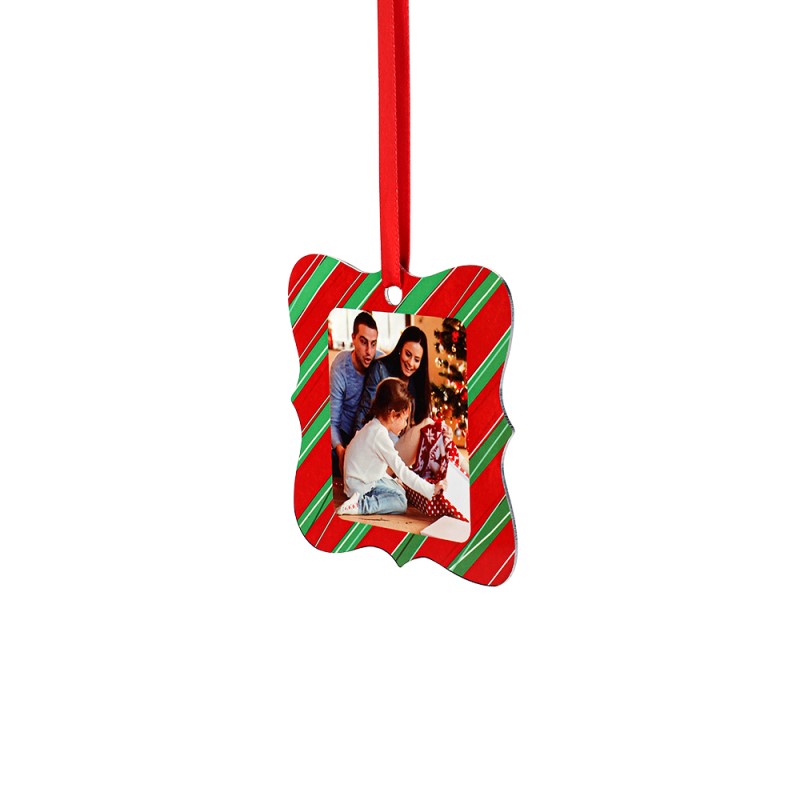 Double-side Printable Aluminum Ornaments-Irregular Shape-2.95"x2.95"(75x75mm)