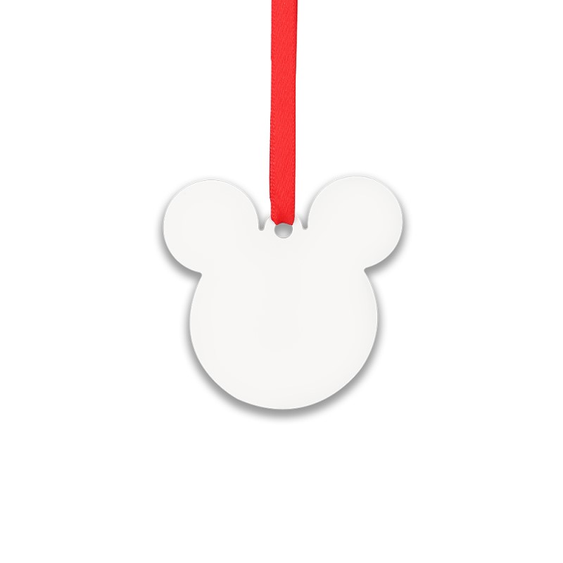 Double-side Printable Aluminum Ornaments-Mickey Shape-2.99