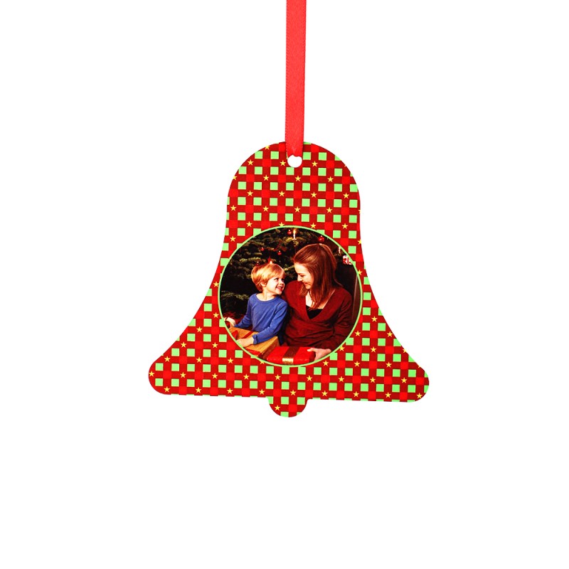 Double-side Printable Aluminum Ornaments-Bell Shape-4.53