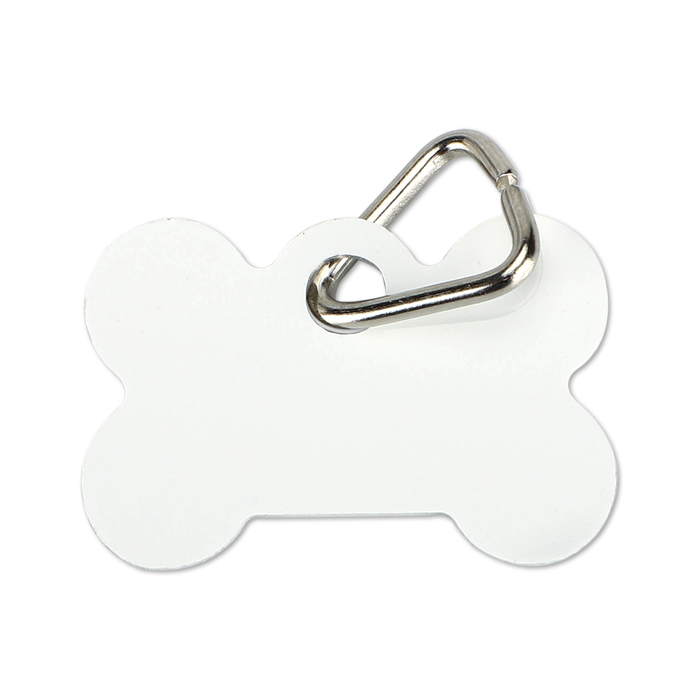 Double-Side Printable Aluminum PET Tags - Bone Shape