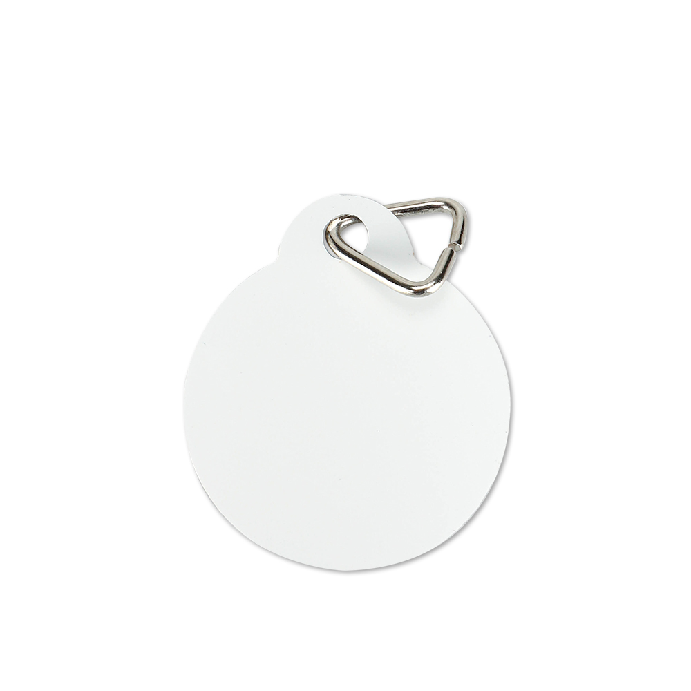 Double-Side Printable Aluminum PET Tags-Round Shape-1.42