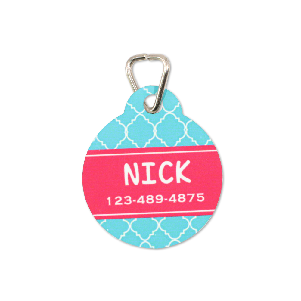 Double-Side Printable Aluminum PET Tags-Round Shape-1.42