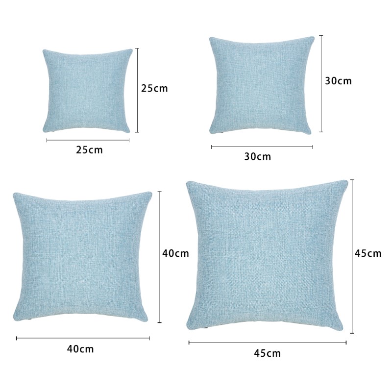 Linen Pillow Case - Light Blue