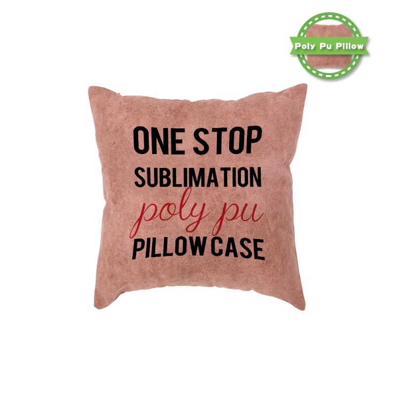 Poly Pu Pillow Case with Four Different Colors