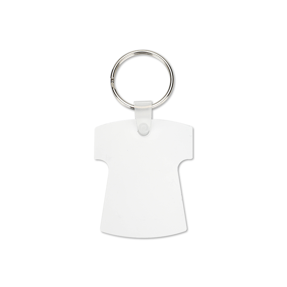 Double-side Printable Aluminum Keychain-T-shirt