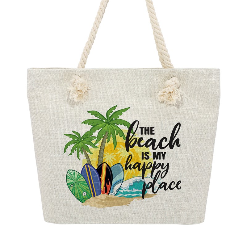 Sublimation blank beach bag wholesale LOPO