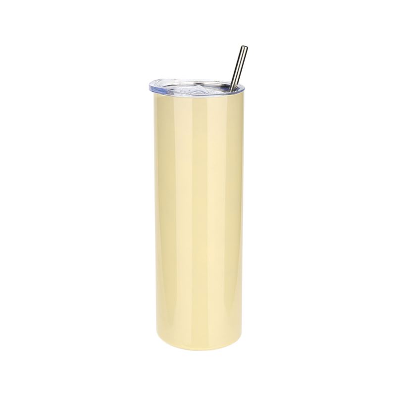 20OZ Stainless Steel Bottle - Lemon Yellow