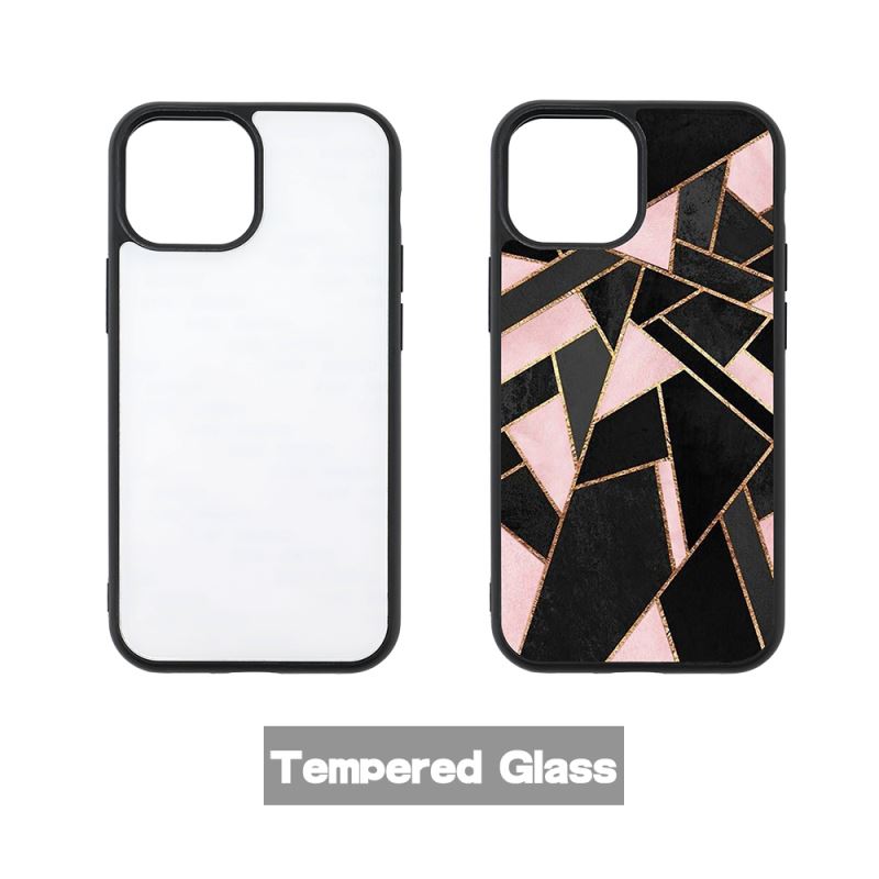 Sublimation Phone Case with Tempered Glass insert for iPhone 13 Series