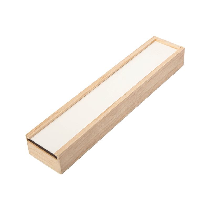 Wooden Pencil Box with MDF Insert - with pencil