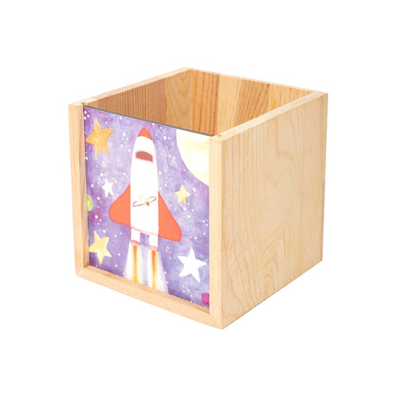 Wooden Pencil Holder with MDF Insert