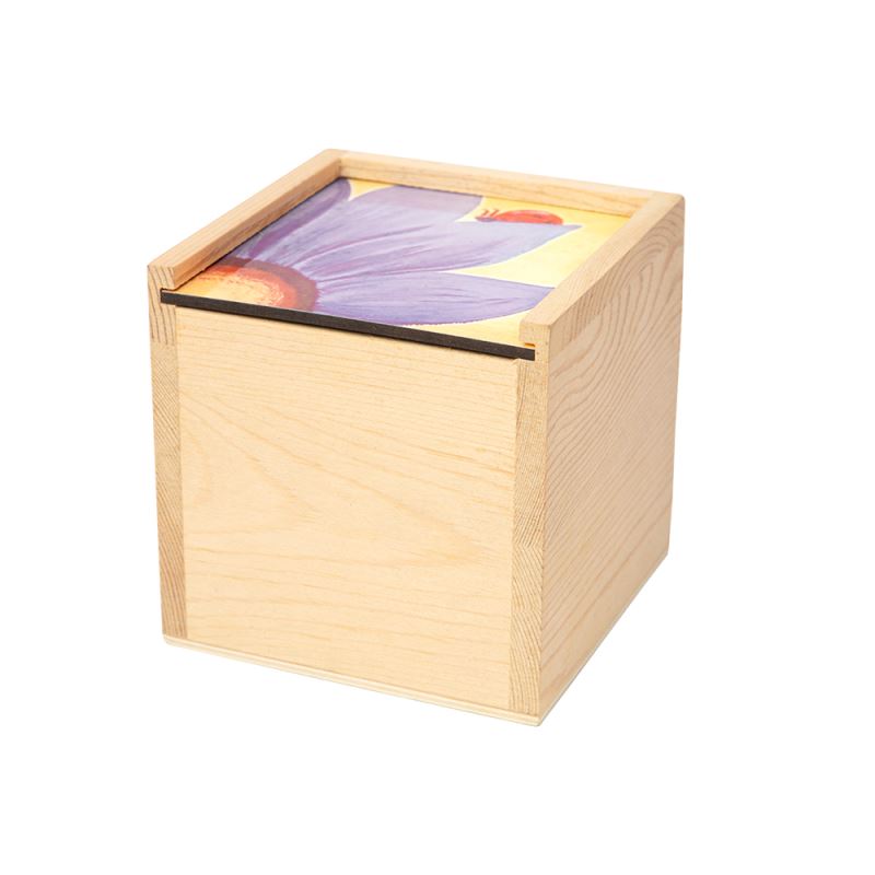 Wooden box-10*10*10cm