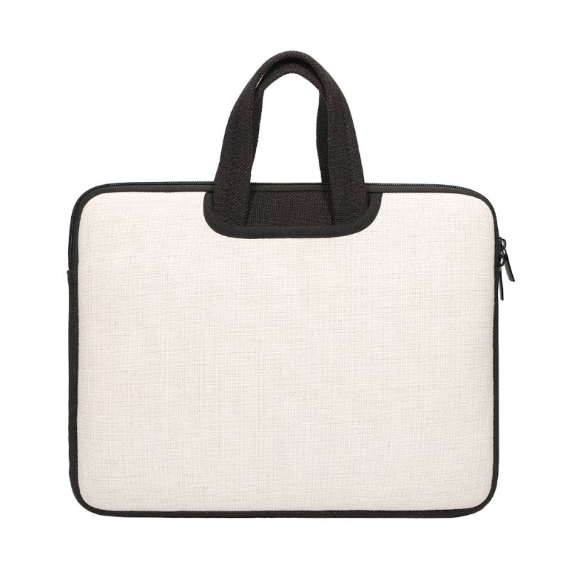 Linen Laptop Case with Handle 14