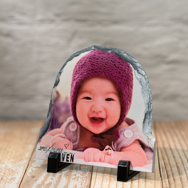 Photo Slate Middle Half Round Glossy/Matte- 20*20