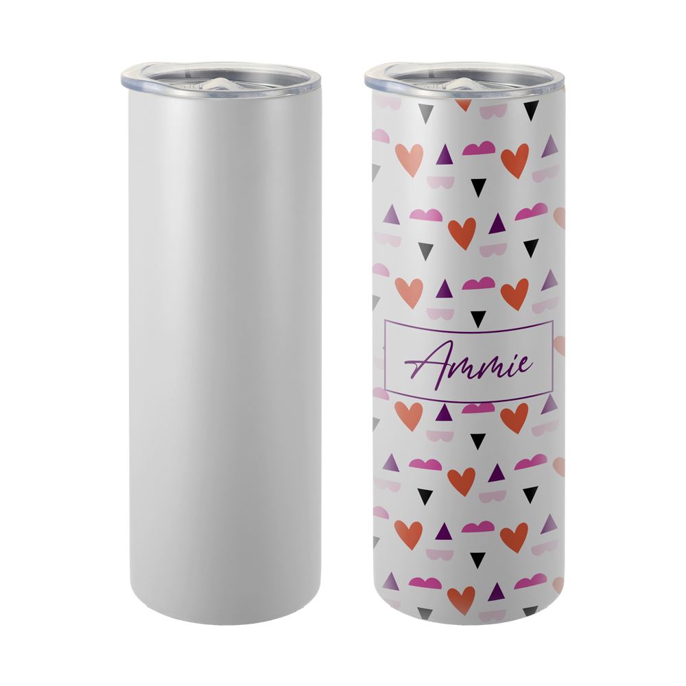 Sublimation 20OZ skinny tumbler - Grey