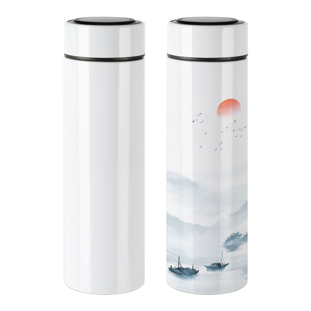 Double Wall Stainless Steel Bottle with Filter&Temperature Display - Matt