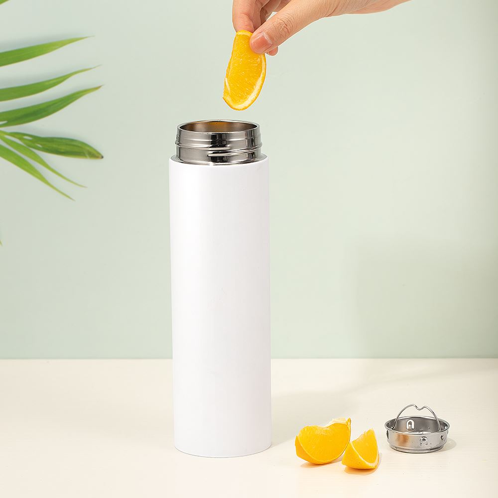 Double Wall Stainless Steel Bottle with Filter&Temperature Display - Glossy