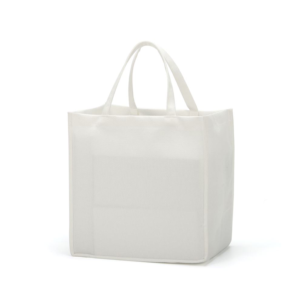 White Linen Tote Bag