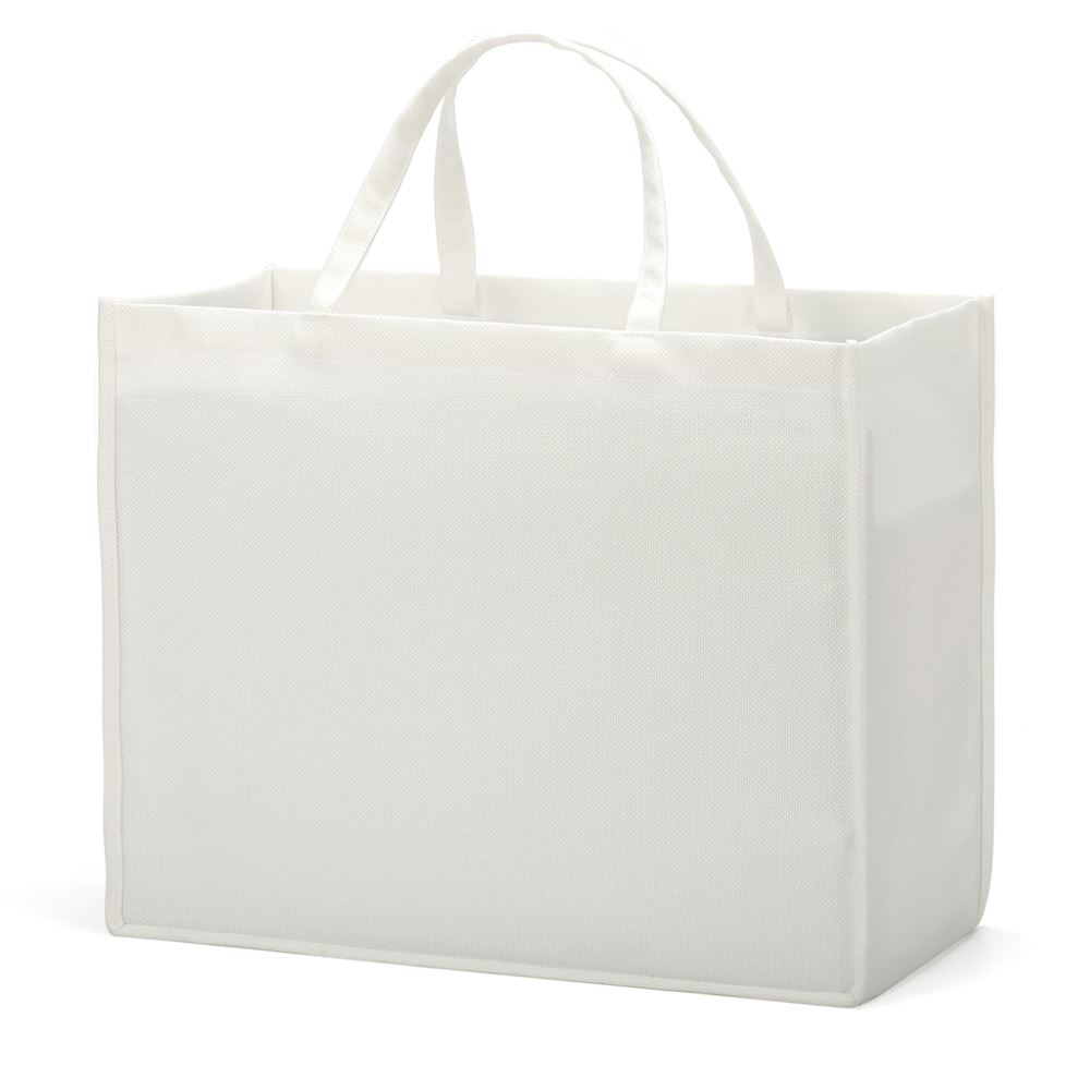 White Linen Tote Bag
