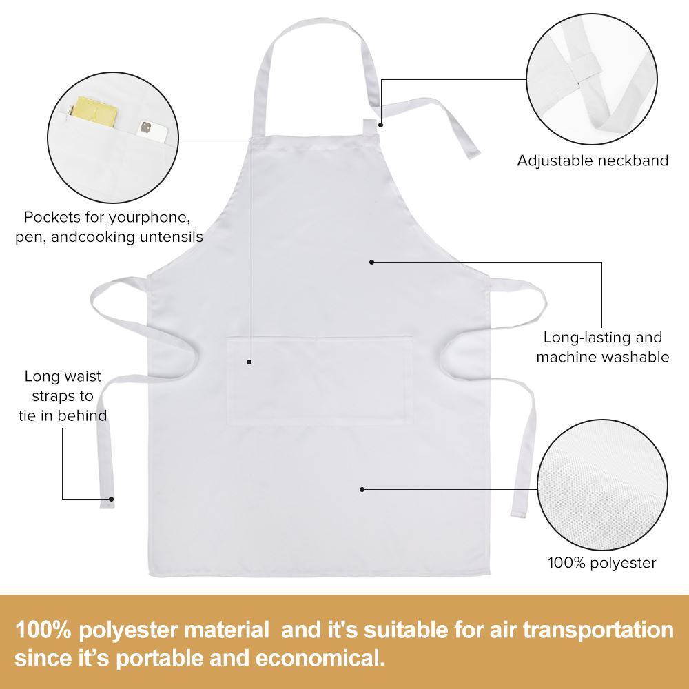 Economical Apron - White