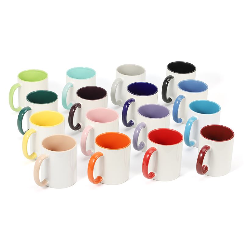 11OZ Inner and Handle Color Mug-Individual Packed