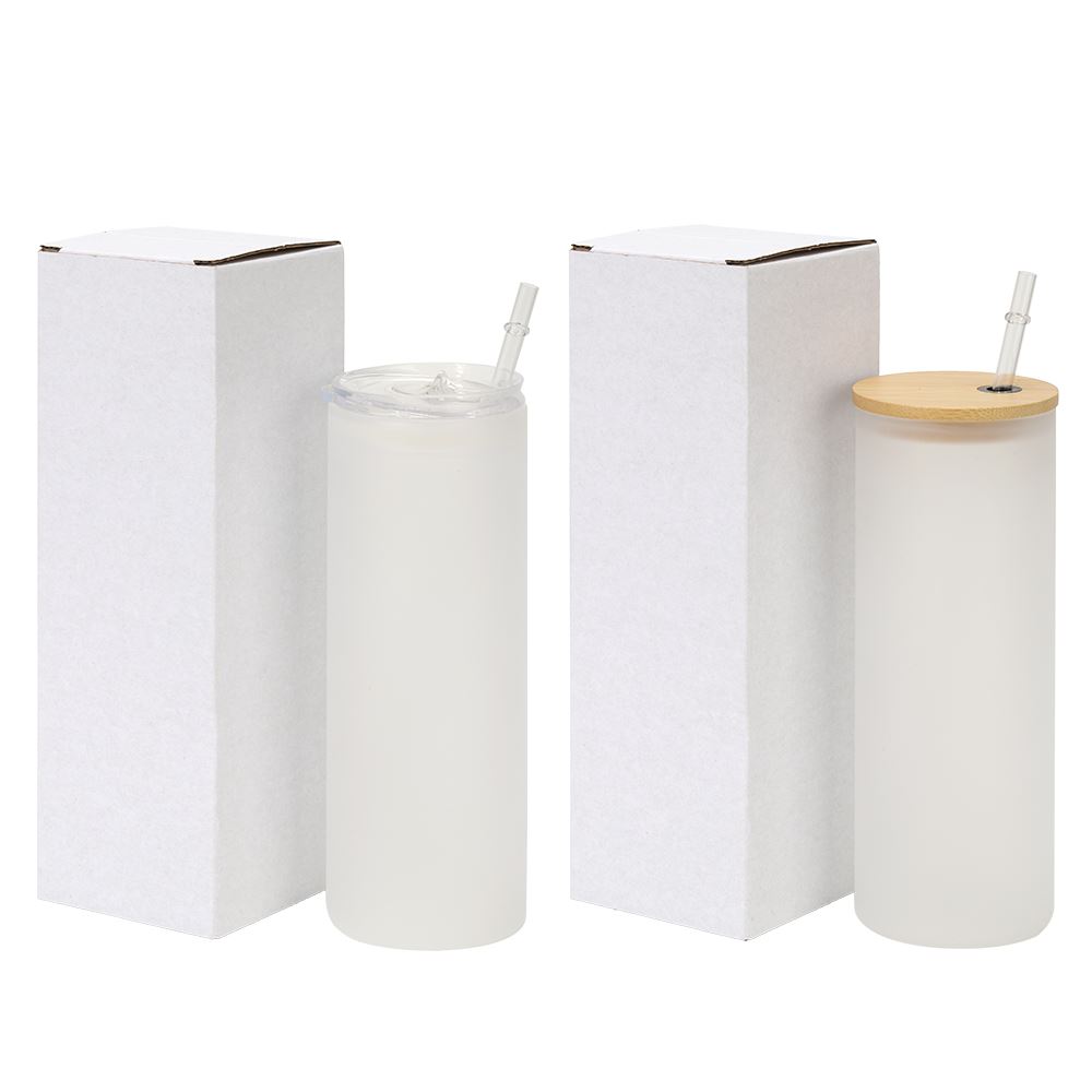 Frosted Glass Skinny Tumbler