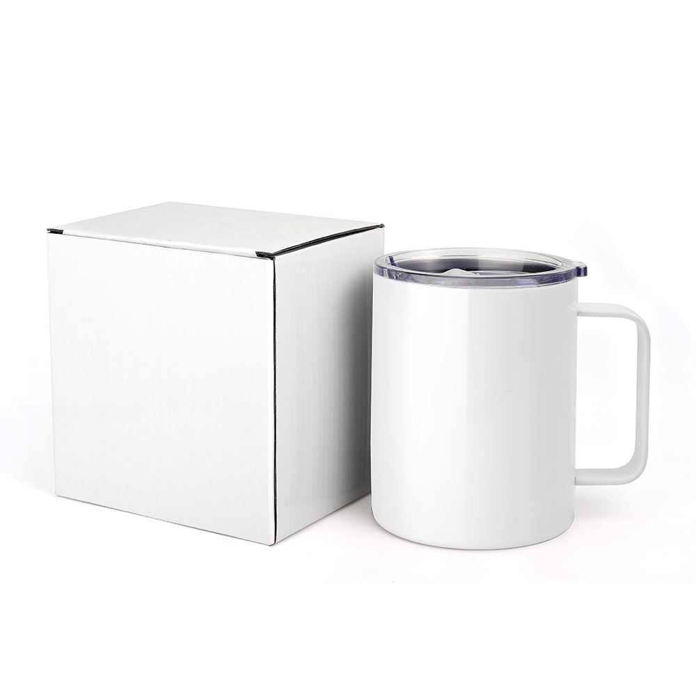 10OZ Stainless Steel Mug - White