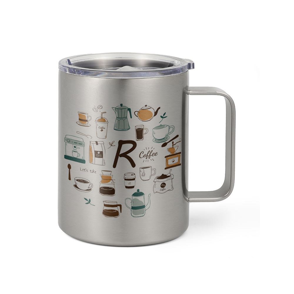 10OZ Stainless Steel Mug - Silver