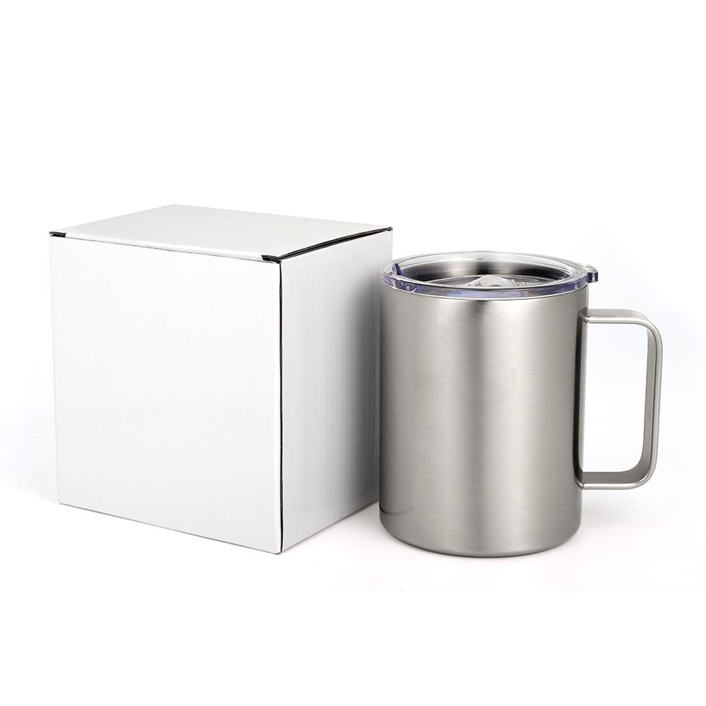 10OZ Stainless Steel Mug - Silver