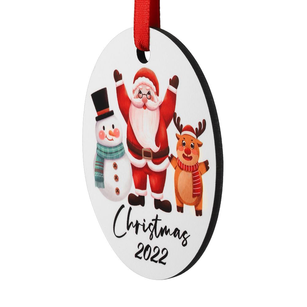 MDF Ornaments Oval Shape