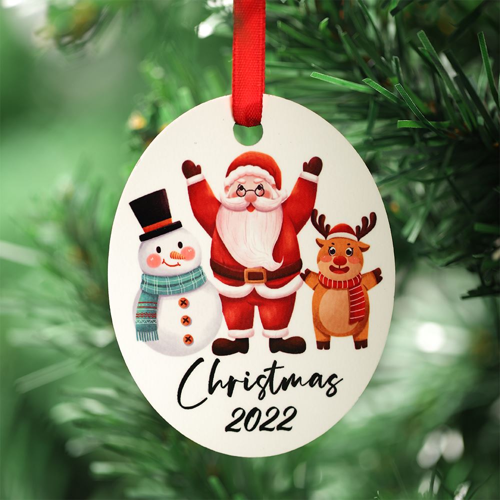 MDF Ornaments Oval Shape