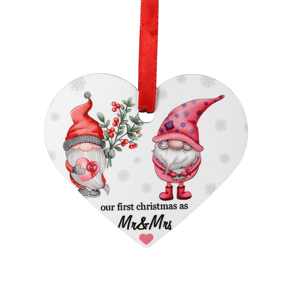 MDF Ornaments-heart Shape