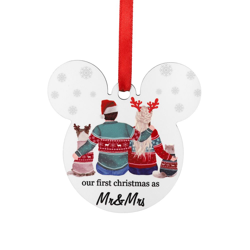 MDF Ornaments - Mickey Shape