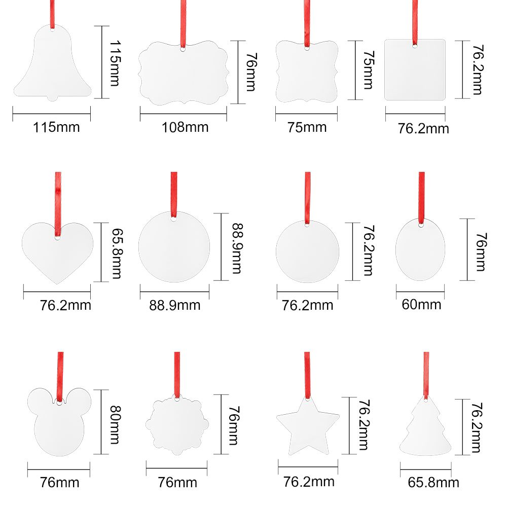 MDF Ornaments - Tree Shape