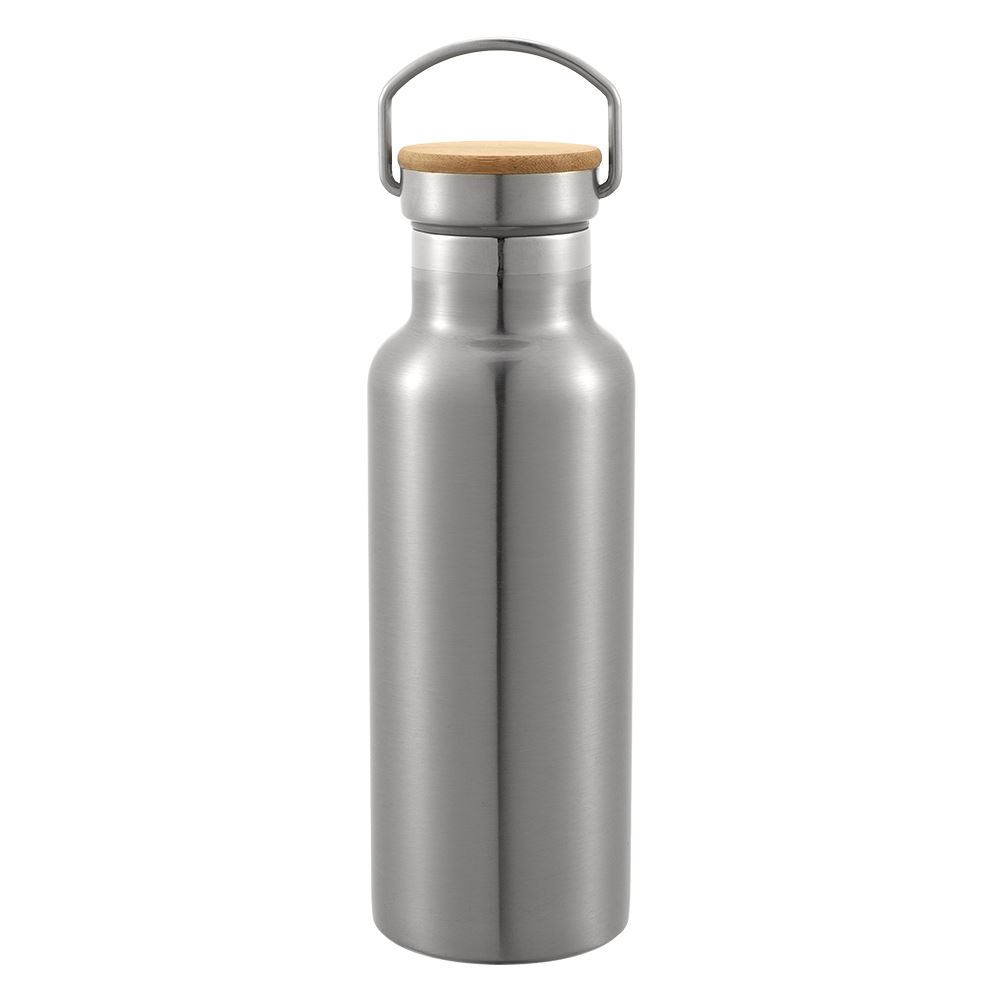 Portable Stainless Bottle - White/Silver