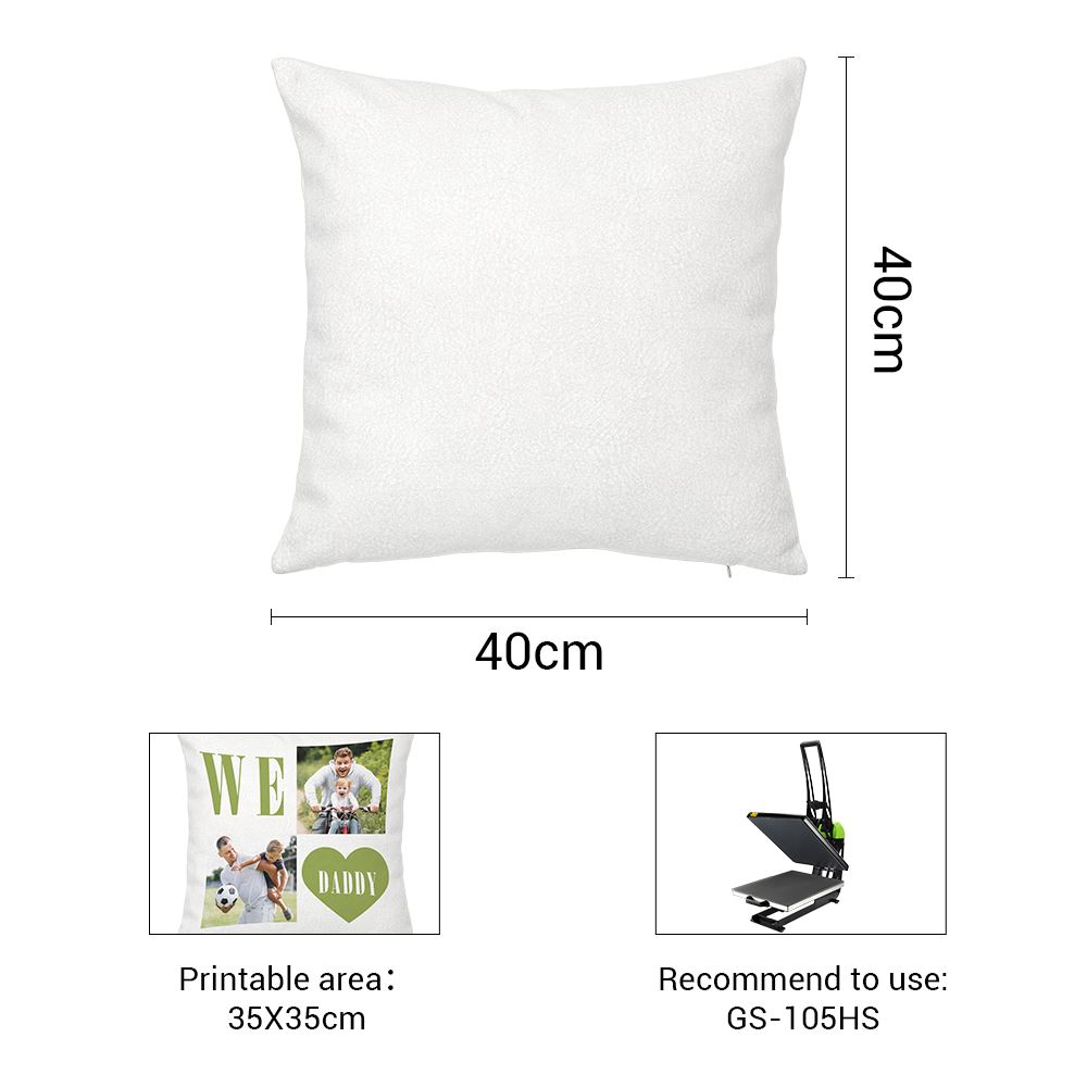 Skin-friendly Sublimation Poly-Pu Pillow Case