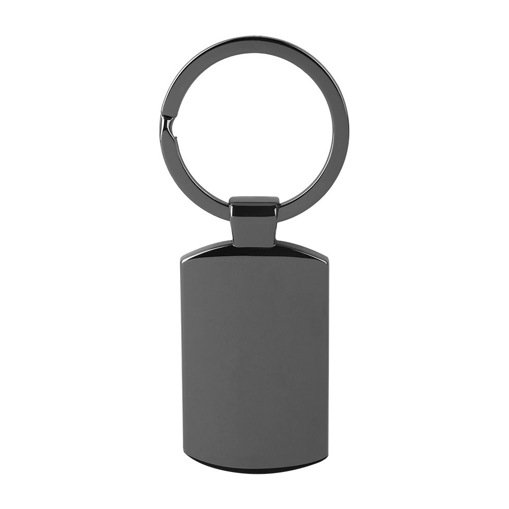 Oblong Keychain-Black