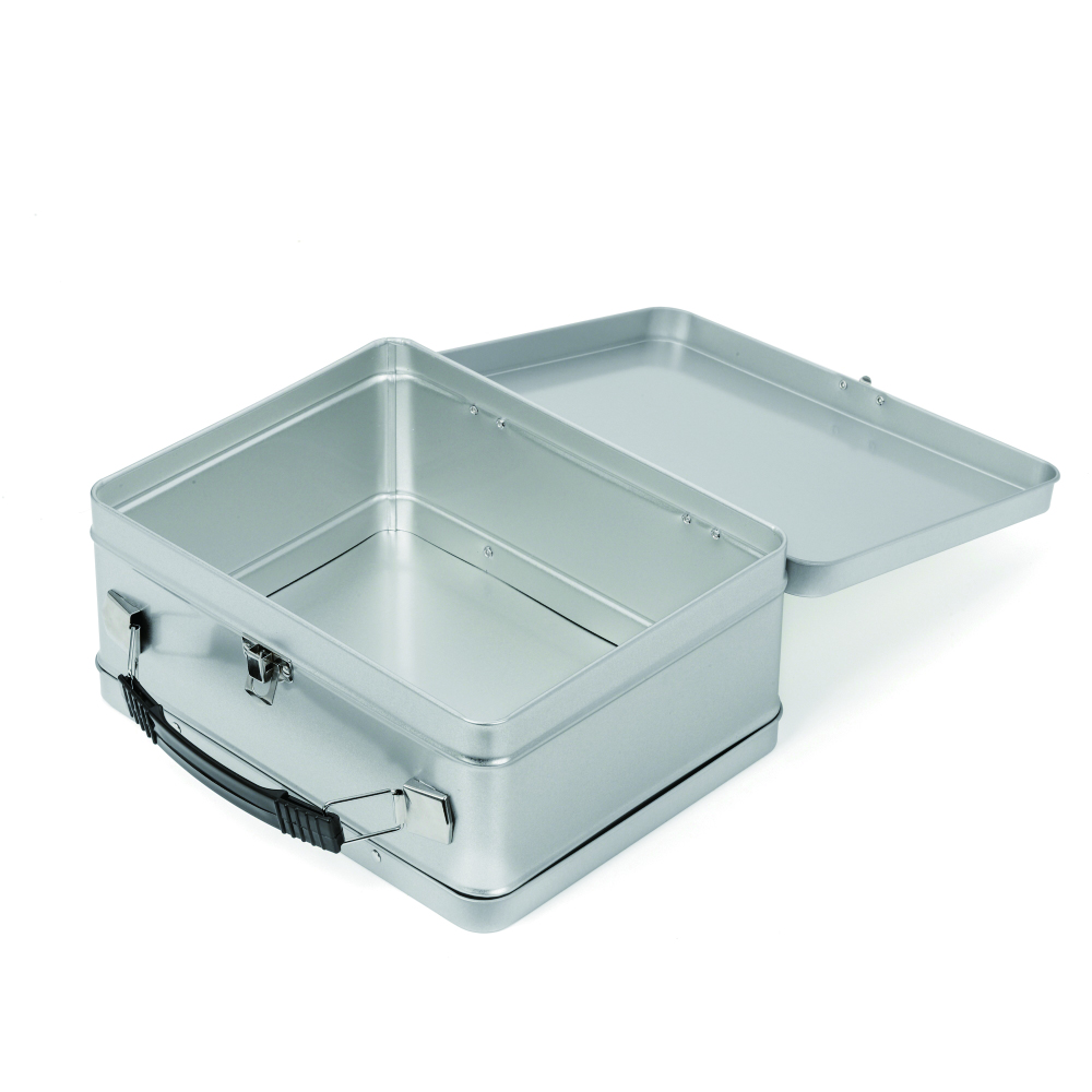 Metal Lunch Box-Stainless-with aluminum sheet