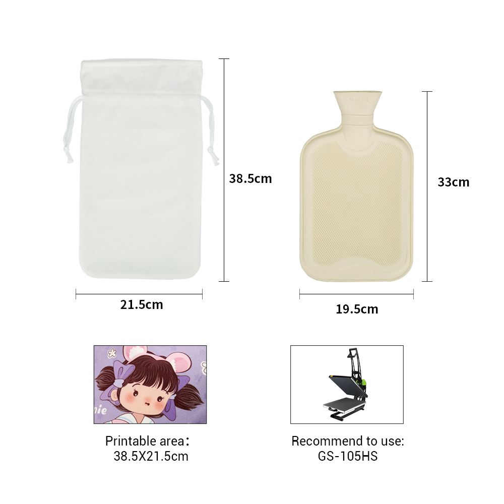 2000ML Rubber Hot Water Bottle