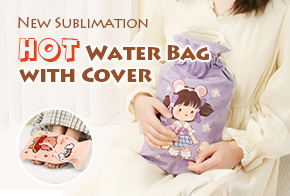 sublimation hot water bottle